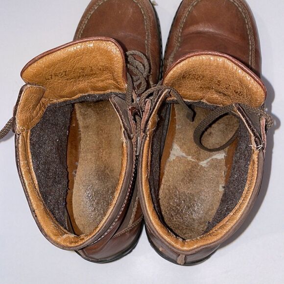 Joseph Seibel Men’s Brown Leather Hiking Boots Size 40 US Size 7 - Picture 7 of 8